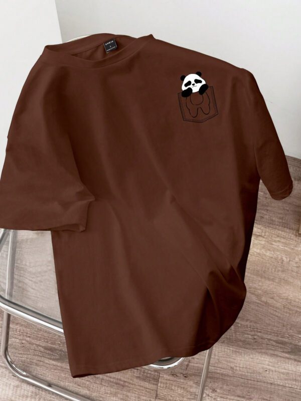 Manfinity Hypemode T-shirt à manches courtes pour homme, coupe régulière, avec étiquette de taille en tricot rose foncé – Image 18