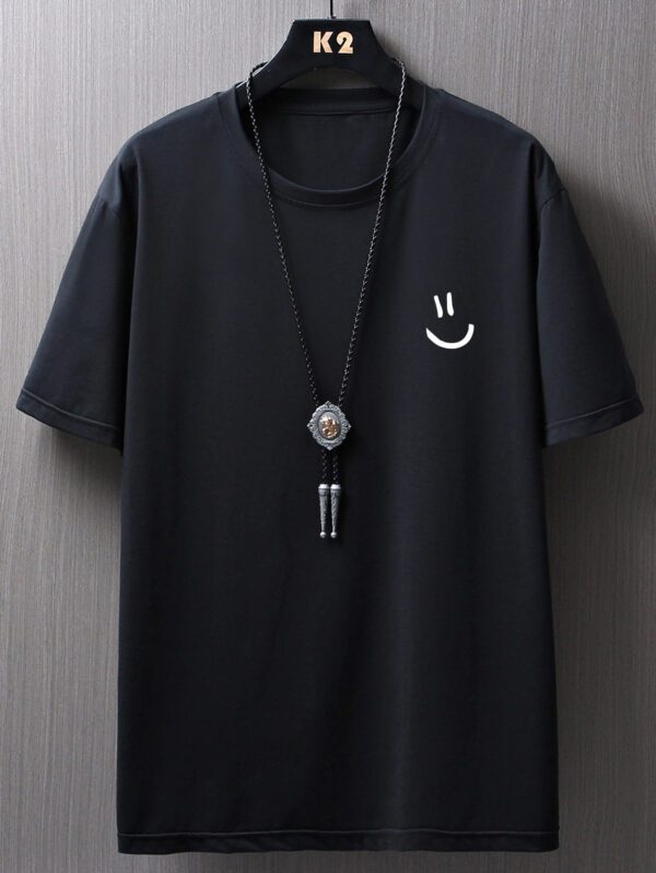 Manfinity Hypemode Homme T-shirt Imprimé Expression – Image 2