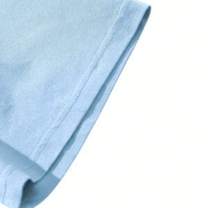 Manfinity Homme T-shirt casual à manches courtes pour hommes en été, col rond, avec impression en relief de lettres. Streetwear