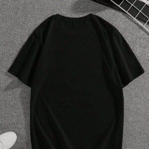 Manfinity RelaxMax T-shirt à col rond à manches courtes imprimé araignée pour hommes, mode, pour sortir, tee de boxe, pour le mari