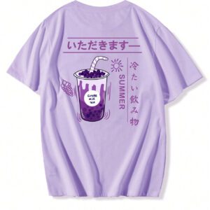 Manfinity EMRG T-shirt avec motif lettre japonaise