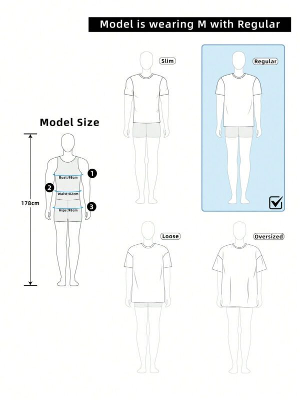 Manfinity LEGND T-shirt Ample Pour Hommes Avec Motif De Croix Imprimé – Image 4