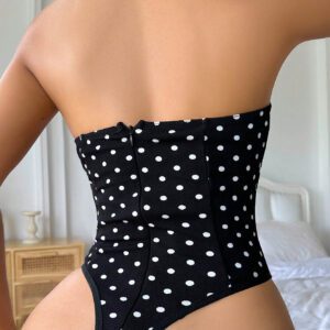 SHEIN Raffinéa Body Bustier À Pois