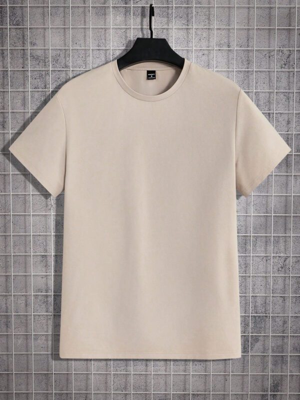 Manfinity UrbanChill T-shirt À Manches Courtes Imprimé Mont Fuji Et Fleurs De Cerisier Pour Hommes – Image 5