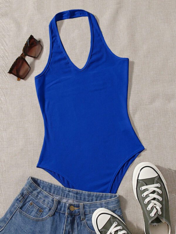 SHEIN EZwear Body côtelé unicolore – Image 4
