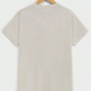 Homme T-shirt Géométrique Et Slogan
