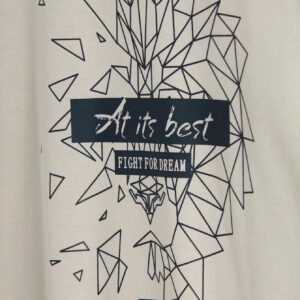 Homme T-shirt Géométrique Et Slogan