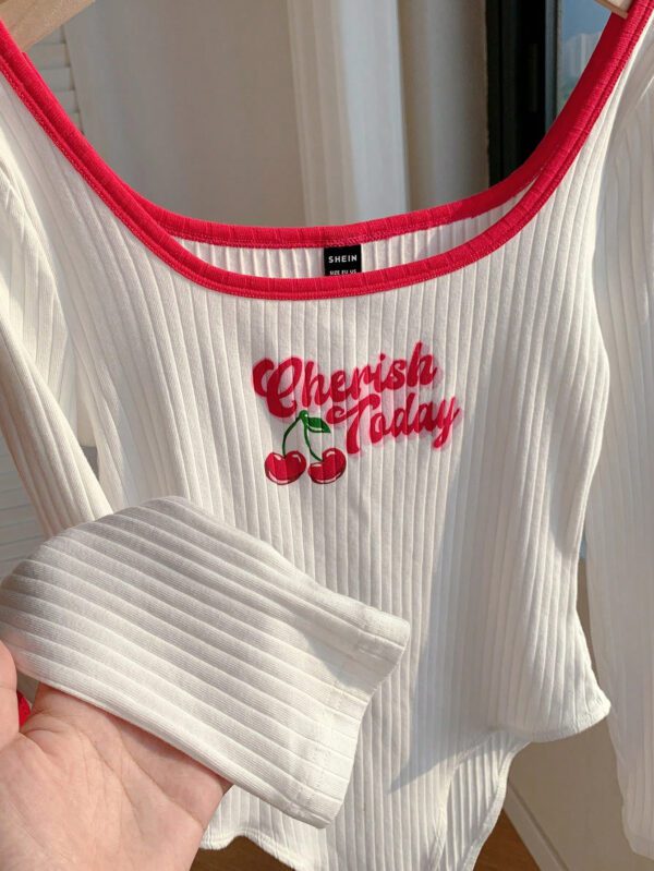 Comfortcana Body blanc à manches longues de base pour femmes, nouvelle collection du début de l'automne – Image 8