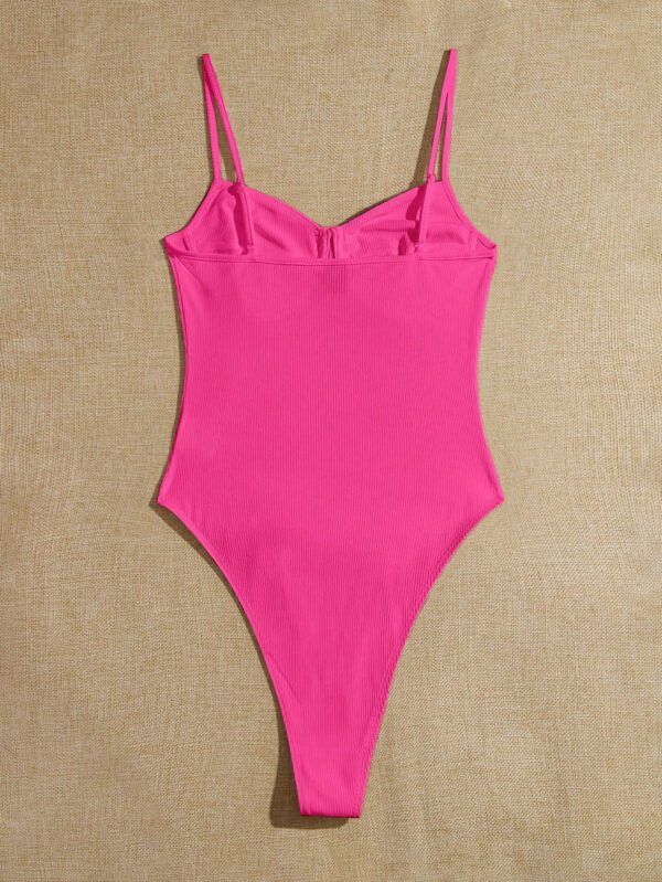 SHEIN EZwear Body Bustier À Fines Brides Unicolore – Image 8