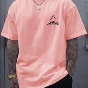 Manfinity Homme Homme T-shirt Imprimé Montagne