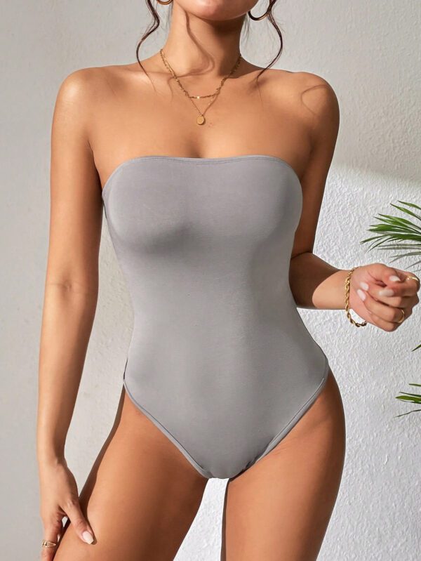 SHEIN PETITE Body bustier unicolore