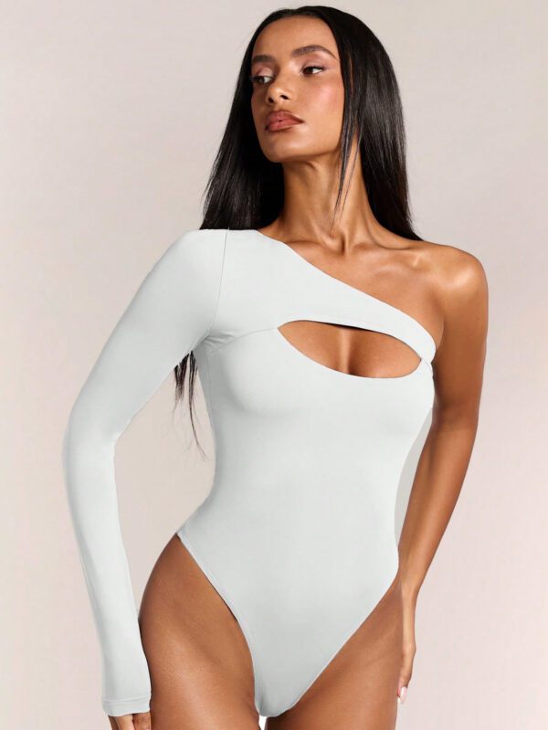 SHEIN BAE Body asymétrique de maillot de bain à une épaule, body d'été – Image 4