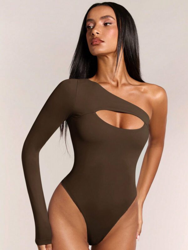 SHEIN BAE Body asymétrique de maillot de bain à une épaule, body d'été – Image 5