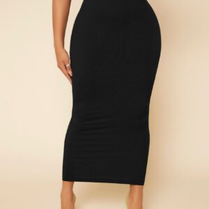 SHEIN SXY Jupe crayon taille haute à ruché