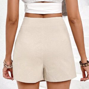 SHEIN Frenchy Mini Jupe-short Asymétrique Avec Volant, Et Nœud Papillon Attaché Par Un Anneau Avec Franges Décoratives