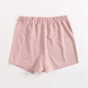 SHEIN Essnce Jupe-short fendue à taille élastique