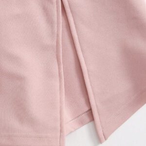 SHEIN Essnce Jupe-short fendue à taille élastique