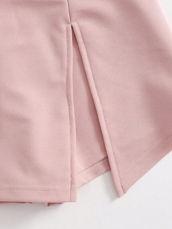 SHEIN Essnce Jupe-short fendue à taille élastique – Image 22