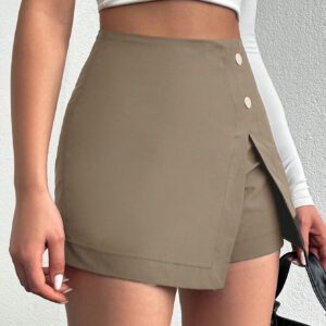 SHEIN Jupon-midi Fendu Devant