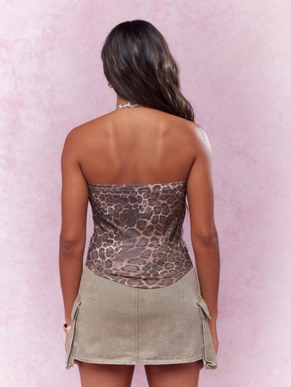 MISSGUIDED Débardeur à boucle léopard – Image 2