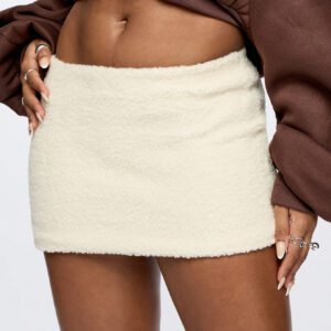 SUMWON WOMEN Minijupe Borg avec détails de poches