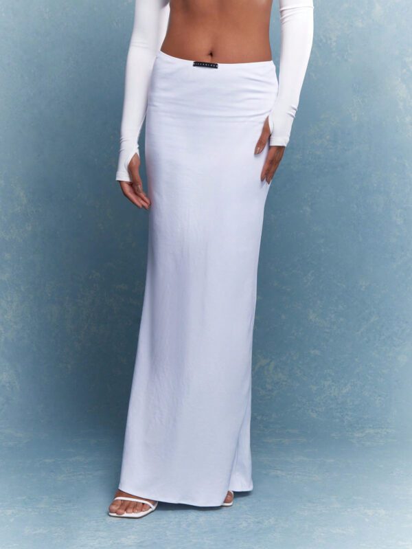 MISSGUIDED Jupe maxi basse avec étiquette logo – Image 4