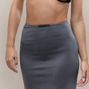 MISSGUIDED Jupe maxi basse avec étiquette logo