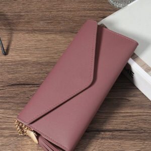 Portefeuille Long Replié Pour Femmes, Mode D'affaires Moderne, Portable, Mince, Polyvalent, Grande Capacité De Rangement De Cartes De Crédit, D'argent Liquide Et De Pièces D'identité, Parfait Pour Les Sorties Occasionnelles, Les Affaires, Les Études, Les Trajets Quotidiens, Les Cadeaux D'anniversaire, La Saint-valentin, Les Femmes De Tout Âge, Les Travailleuses, Les Étudiantes, Les Fournitures Scolaires Pour La Chambre Universitaire Et Les Vacances De Retour À L'école.