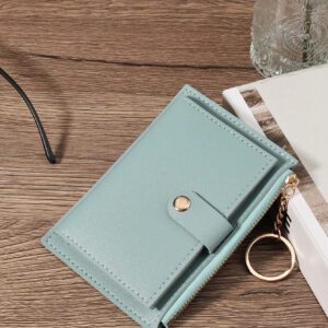 Portefeuille court à fermeture éclair à 2 volets et à fentes multiples à la mode // Porte-monnaie avec lettres Porte-cartes en cuir de haute qualité Porte-cartes de visite Porte-cartes de crédit pour femmes