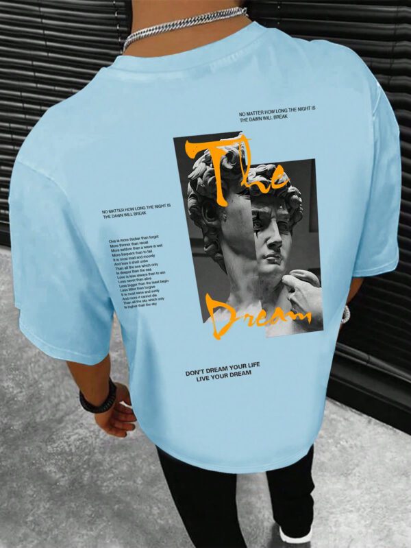 Manfinity LEGND Homme T-shirt Motif Figure Et Slogan – Image 4