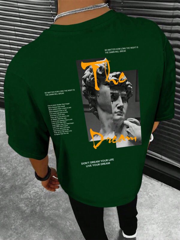 Manfinity LEGND Homme T-shirt Motif Figure Et Slogan – Image 5