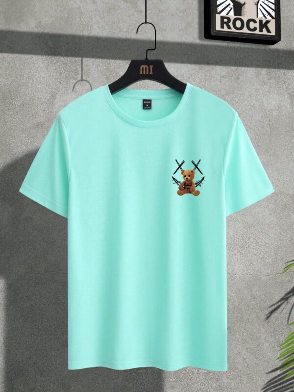 Manfinity LEGND Homme T-shirt Imprimé Ours – Image 3