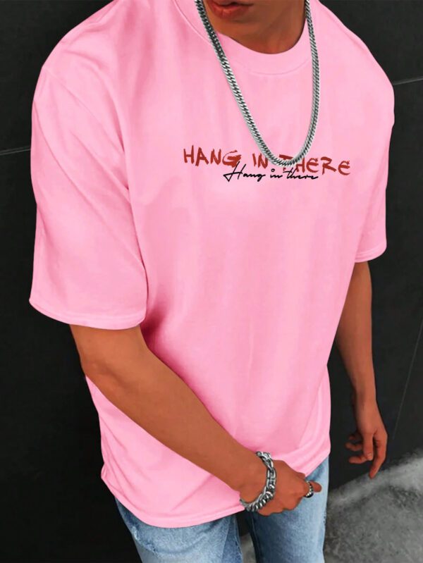 Manfinity EMRG T-shirt D'impression D'ange Et De Lettre Pour Homme – Image 5