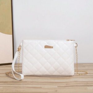 Sac Bandoulière Fashion Brodé À Chaîne En Fer Et Sac À Main Pour Des Occasions Décontractées
