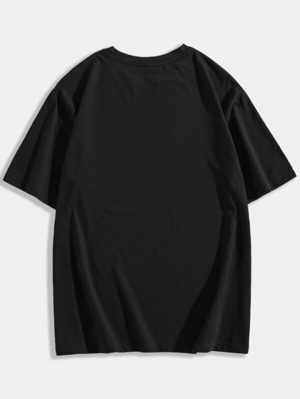 ROMWE Prep T-shirt en coton à imprimé graphique de basket-ball avec lettrage, école – Image 2