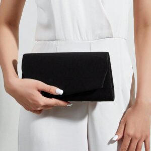 Sac à dîner de luxe, sac du soir glamour, élégant, exquis, de luxe discret 1 pièce Sac à bandoulière/Sac porté main simple et à la mode en flanelle pour femme pour dame, pour fille de soirée, mariée parfait pour une soirée, un mariage, un bal, un dîner/banquet, le meilleur cadeau pour les femmes, maman, enseignant, amie, demoiselle d'honneur