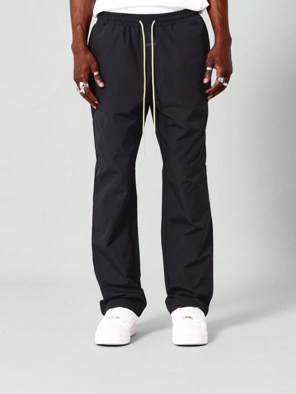 SUMWON Pantalon de jogging droit en nylon avec taille élastique – Image 3