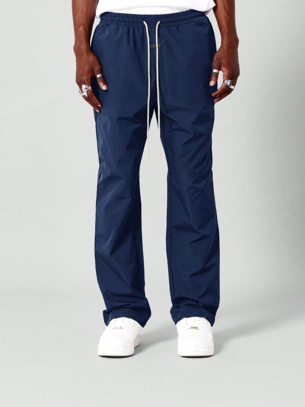 SUMWON Pantalon de jogging droit en nylon avec taille élastique – Image 4