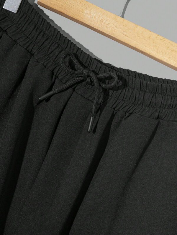 Cottnline Pantalon regular avec poches cargo, ceinture et étiquette pour hommes – Image 3