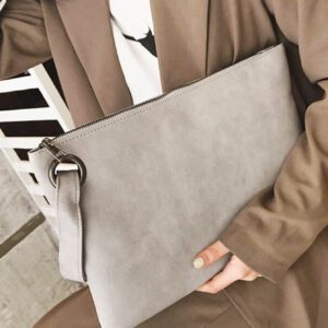 Minimaliste Sac Carré Femme À Broderie Cartable , Mode À Double Poignée Bourse , Style Rétro Sac À Main Avec Sangle Amovible