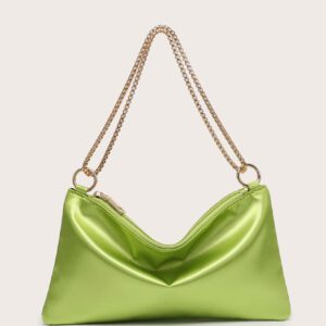 Sac De Soirée Léger En Satin Décontracté D'affaires, Carré Avec Bague, Sac Glamour, Élégant Et Exquis, Pierres Scintillantes De Luxe Calme Pour Fille De Soirée, Femme, Mariée, Parfait Pour Fête, Dîner/banquet