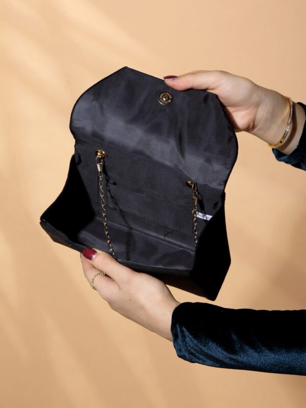 Sac seau décoré de strass, style décontracté d'affaires, conception à cordon coulissant, sac transparent avec perles, sac de soirée glamour, élégant, exquis, luxe discret avec strass, parfait pour la fête, le dîner/banquet, le réveillon de Noël, femme, mariée – Image 12
