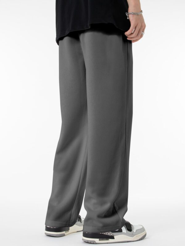 Manfinity Hypemode Homme Pantalon à applique lettre à cordon – Image 3