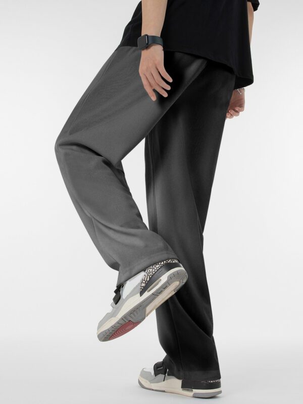 Manfinity Hypemode Homme Pantalon à applique lettre à cordon – Image 4