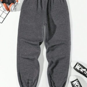Manfinity Dauomo Homme Pantalon Unicolore À Poche À Cordon