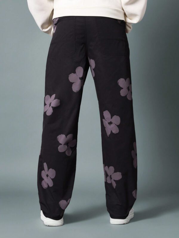 SUMWON Pantalon à coupe droite avec imprimé floral – Image 5