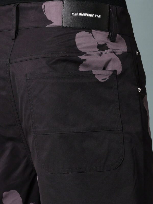 SUMWON Pantalon à coupe droite avec imprimé floral – Image 7