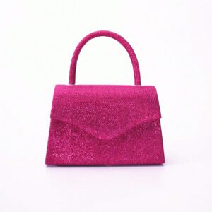 Sac de soirée miroir simple avec poignée, bandoulière et option à tenir à la main, sac de mariée, sac de soirée & sac de mariée, parfait pour la fête, le mariage, le bal de fin d'année, le dîner/banquet, assorti à la robe de mariée, aux tenues formelles, robe de bal et robe de soirée pour femmes
