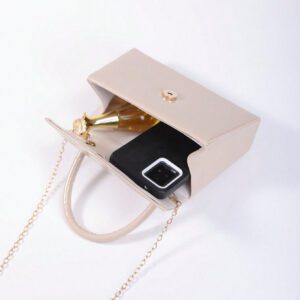 Sac de soirée miroir simple avec poignée, bandoulière et option à tenir à la main, sac de mariée, sac de soirée & sac de mariée, parfait pour la fête, le mariage, le bal de fin d'année, le dîner/banquet, assorti à la robe de mariée, aux tenues formelles, robe de bal et robe de soirée pour femmes