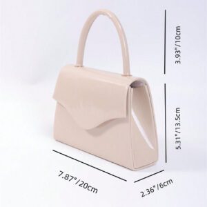 Sac de soirée miroir simple avec poignée, bandoulière et option à tenir à la main, sac de mariée, sac de soirée & sac de mariée, parfait pour la fête, le mariage, le bal de fin d'année, le dîner/banquet, assorti à la robe de mariée, aux tenues formelles, robe de bal et robe de soirée pour femmes